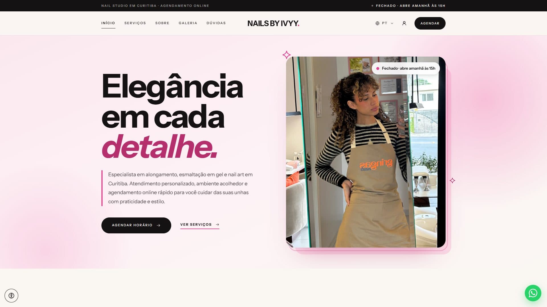 Nails by Ivyy: Agendamento online e gestão