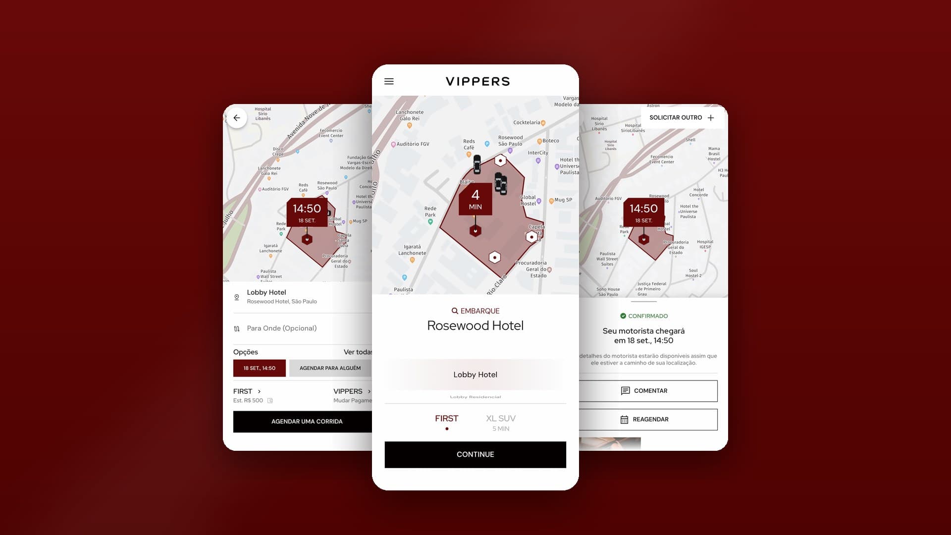 Vippers: Plataforma de mobilidade executiva
